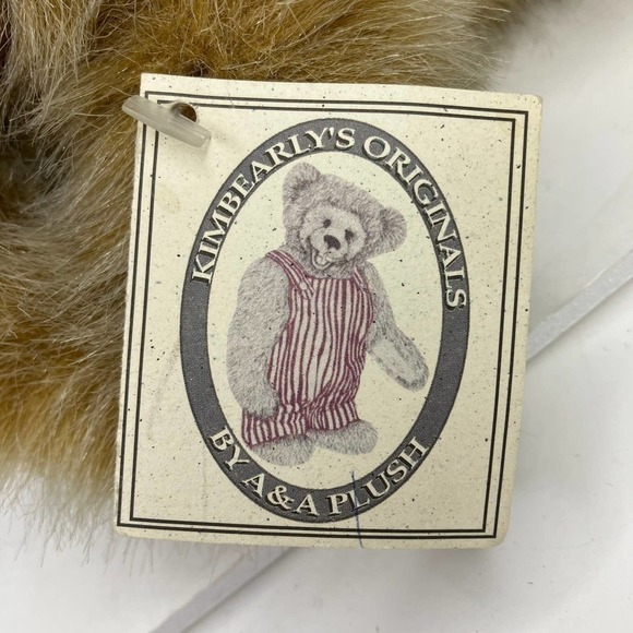 KIMBEARLYS Originals Chelsea Bear Jointed 12" Plush Resin Face Collectible 19023 - Picture 5 of 16